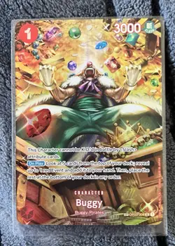 One Piece TCG - Buggy SP OP03-008 Wings of the Captain foil NM - Image 3