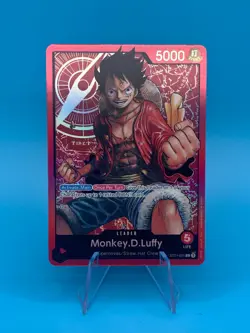 Monkey D. Luffy - ST01-001 Foil Leader - Starter Deck 1 - One Piece English - Image 1