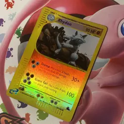 Pokemon TCG Rhydon Skyridge 29/144 Reverse Holo Rare LP. - Image 1