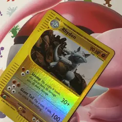 Pokemon TCG Rhydon Skyridge 29/144 Reverse Holo Rare LP. - Image 3