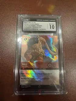 Disney Lorcana Maui Hero to Enchanted CGC 10 - Image 1