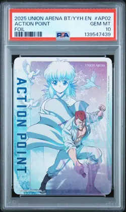 Union Arena TCG Kazuma Action Point Foil Holo PSA 10 Gem Mint Yu Yu Hakusho - Image 1