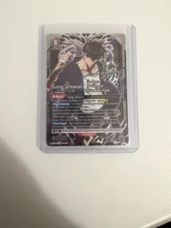 Bandai Union Arena Solo Leveling Sung Jinwoo Super Rare 2-Star UE17BT/SLG-1-021 - Image 3