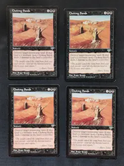 MTG Playset 4x Choking Sands Mirage NM/MT See Pics - Image 1