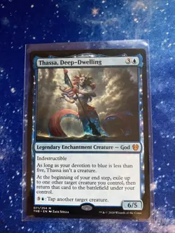 x1 Thassa, Deep-Dwelling Reg Non Foil MTG Theros Beyond Death THB #71 Mint/NM - Image 1