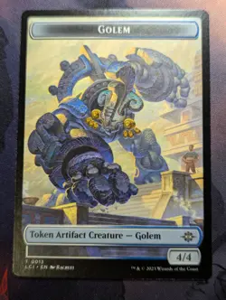 Token - Golem - MTG - LCI 0013 - Image 1