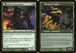 Mayor of Avabruck // Howlpack Alpha Innistrad NM MTG - Image 1