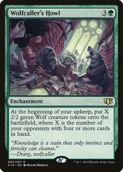 Wolfcaller's Howl Commander 2014 NM MTG - Image 1