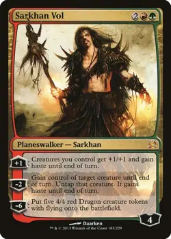 Sarkhan Vol Modern Masters NM MTG - Image 1