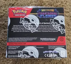Pokemon TCG Mega Evolution PHANTASMAL FLAMES Booster Box NEW/Factory Sealed - Image 2
