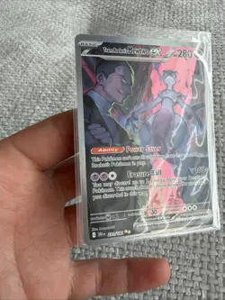 Pokemon TCG - Team Rocket's Mewtwo ex 231/182 Sv10: Destined Rivals Holo - Image 4