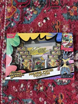 Pokemon TCG Mega Lucario Premium Poster Collection Ascended Heroes NEW SEALED US - Image 2