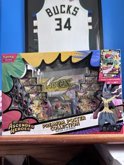 Pokemon TCG Mega Lucario Premium Poster Collection Ascended Heroes NEW SEALED US - Image 3