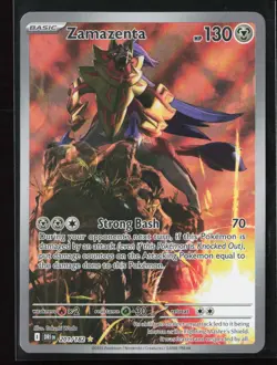ZAMAZENTA 201/182 Illustration Rare Destined Rivals Pokemon NM - Image 1