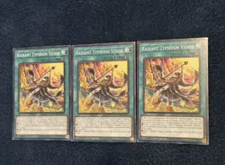 Radiant Typhoon Vision - 3x Copies Playset Doom of Dimensions DOOD Yugioh - Image 1