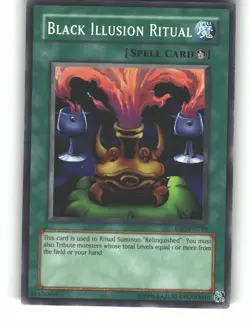 Black Illusion Ritual DB2-EN250 Dark Beginning 2 Yu-Gi-Oh MP - Image 1