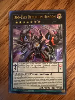 Yu-Gi-Oh! TCG 3x Odd-Eyes Rebellion Dragon BLCR-EN076 x3 ULTRA YUGIOH! DRAGON - Image 1