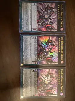Yu-Gi-Oh! TCG 3x Odd-Eyes Rebellion Dragon BLCR-EN076 x3 ULTRA YUGIOH! DRAGON - Image 2