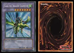 Gaia the Dragon Champion LOB-125 FADED + REVERSE FOIL ERROR Yu-Gi-Oh - Image 3