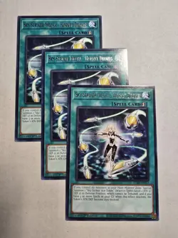3x Sky Striker Mecha - Hornet Drones 1st Edition Rare JUSH-EN053 Yu-Gi-Oh! - Image 1