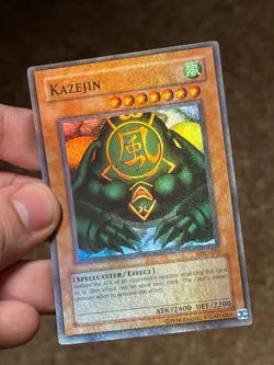 Kazejin MRD-026 MRD Super Rare FOIL BLEED ERROR Yu-Gi-Oh - Image 5