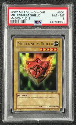 MILLENNIUM SHIELD PSA 8 2002 YU-GI-OH! MCDONALD'S PROMOS #MP1-001 3963 - Image 1