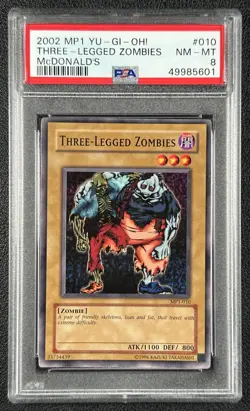 THREE-LEGGED ZOMBIES PSA 8 2002 YU-GI-OH! MCDONALD'S PROMOS #MP1-010 5601 - Image 1