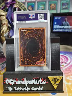 Yu-Gi-Oh 2002 LOB-003 Flame Swordsman 1st Edition PSA 9 Mint - Image 2