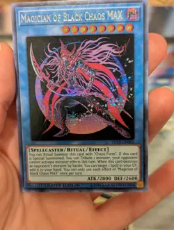 Magician of Black Chaos MAX-TN19-EN002-Prismatic Secret Rare-Yugioh! - Image 3