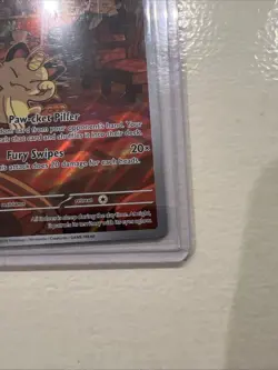 Pokemon TCG Team Rockets Meowth 203/182 Illustration Rare Destined Rivals NM - Image 5