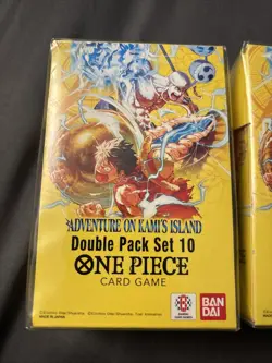 ONE PIECE CARD GAME OP-15 2x DOUBLE PACK SET 10 ENGLISH DP-10 USA - Image 2