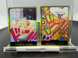 DON Card Nami Sanji PRB-02 [Gold Frame] THE BEST vol.2 One Piece Japan - Image 1