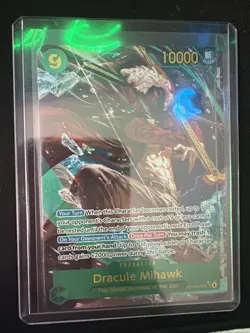 One Piece: Dracule Mihawk - OP14-119 (Alternate Art) The Azure Sea's Seven Foil - Image 1