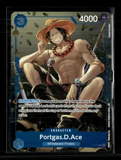 One Piece Card Game Portgas.D.Ace One Piece Promotion Cards PR • P-074 - Image 1