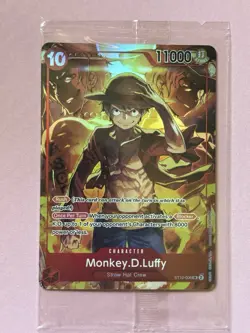 Monkey.D.Luffy ST10-006 One Piece Promotion Cards 11000 Power Foil Rush English - Image 1