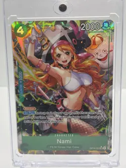 One Piece Nami OP14-031 Alt Art SR The Azure Sea’s Seven English - Image 1