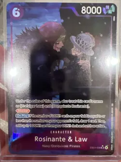 ROSINANTE & LAW One Piece Op14 Eb04-038 Alt Art - Image 1