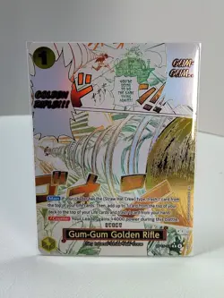 GUM-GUM GOLDEN RIFLE ALTERNATE ART - ONE PIECE OP15 - ADVENTURE ON KAMI’S ISLAND - Image 1