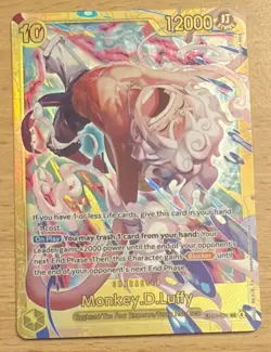 One Piece TCG Monkey D Luffy EB04-061 GOLD SEC Adventure On Kami’s Island OP15 - Image 1