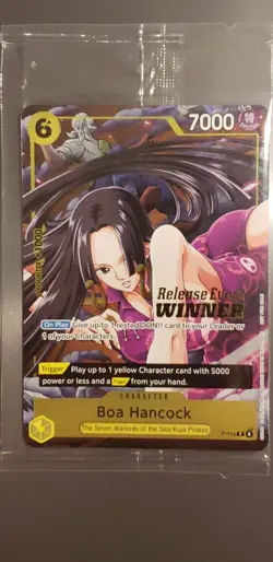 Boa Hancock Kami Island OP15-EB04 Release Winner P-115 One Piece English Sealed - Image 1