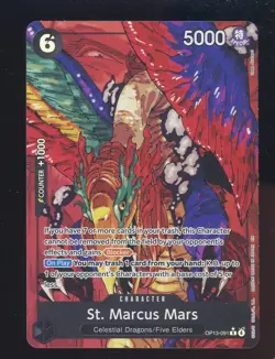 2025 One Piece OP13 EN #091 St. Marcus Mars Special Alternate Art - Image 1