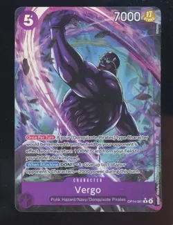 One Piece Vergo (Alternate Art) - The Azure Sea's Seven (OP14) OP14-061 - Image 1