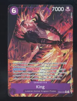 King (Alt Art) EB04-031 English The Azure Sea's Seven - One Piece Card - Image 1
