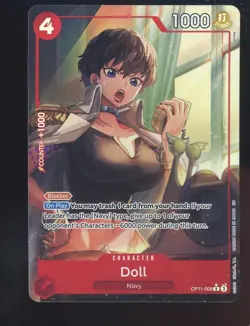 Doll (Alt Art) OP11-008 R A Fist of Divine Speed - ONE PIECE Card Game - Image 1