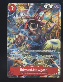 Edward.Newgate Alternate Art Foil ST15-002 PRB-02 The Best Vol 2 One Piece - Image 1