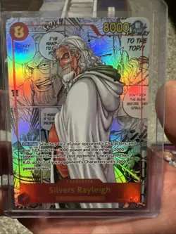 SILVERS RAYLEIGH One Piece Op08-118 Manga Alt Art LP (lightly Played) - Image 1