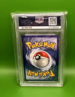 1999 Pokemon Base Set Machop 1st Edition Shadowless 52/102 PSA 9 - Image 2