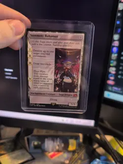 Summon: Bahamut Mythic Card Magic: The Gathering Final Fantasy Card 0001 M - Image 1