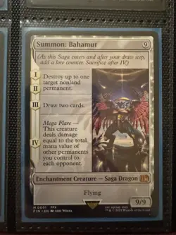 Summon: Bahamut Mythic Card Magic: The Gathering Final Fantasy Card 0001 M - Image 1