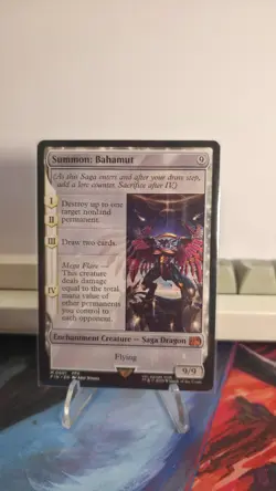 Summon: Bahamut Mythic Card Magic: The Gathering Final Fantasy Card 0001 M - Image 1